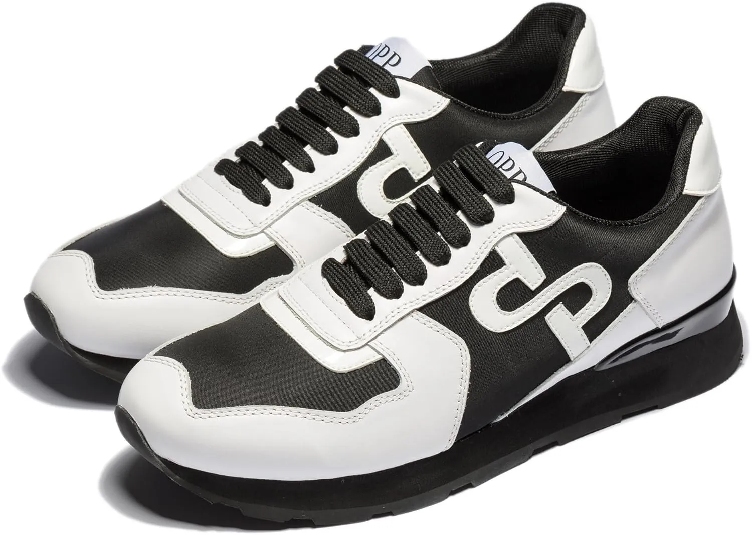 OPP Men's Fashion Sneakers Casual Lace-up Suede Leather Shoes Running Athletic Tennis Sports Gym
