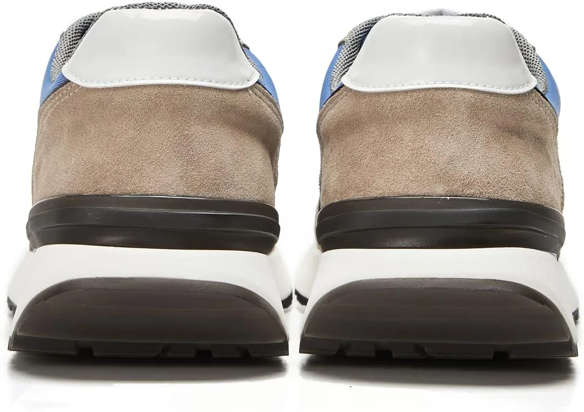 OPP Suede Leather Fashion Sneakers for Men Casual Lace-up Shoes Running Athletic Tennis Sports Gym
