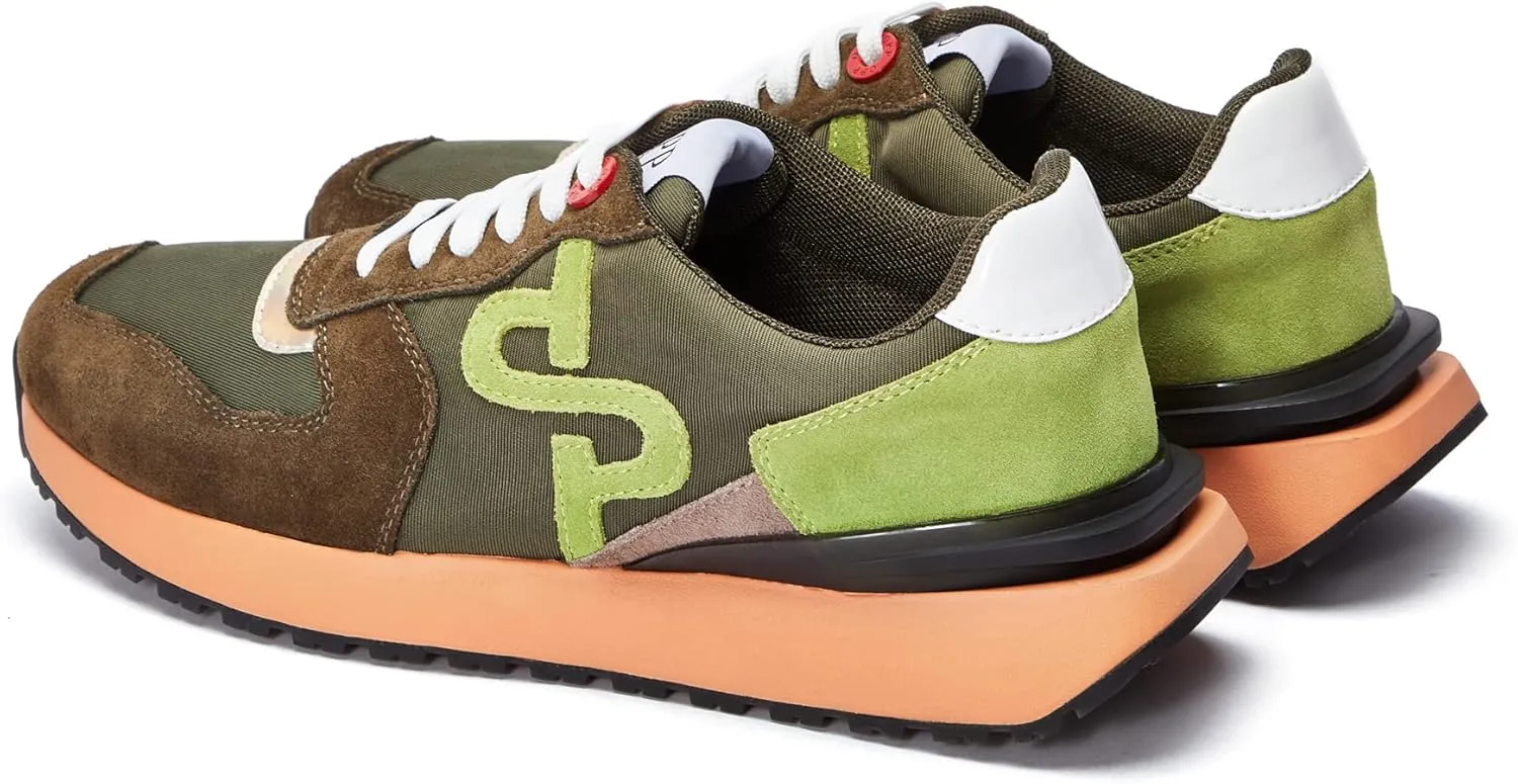 OPP Suede Leather Fashion Sneakers for Men Casual Lace-up Shoes Running Athletic Tennis Sports Gym