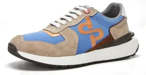OPP Suede Leather Fashion Sneakers for Men Casual Lace-up Shoes Running Athletic Tennis Sports Gym