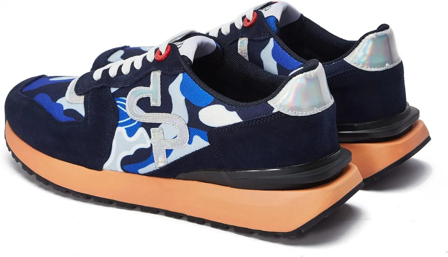 OPP Suede Leather Fashion Sneakers for Men Casual Lace-up Shoes Running Athletic Tennis Sports Gym