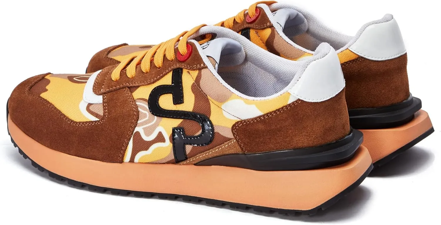 OPP Suede Leather Fashion Sneakers for Men Casual Lace-up Shoes Running Athletic Tennis Sports Gym