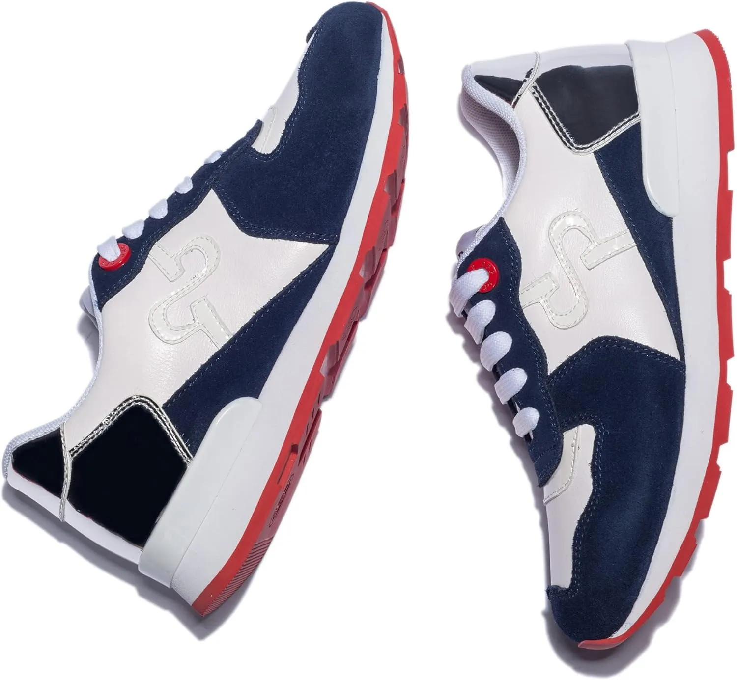 OPP Women Fashion Sneakers Casual Lace-up Suede Leather Athletic Tennis Sports Gym Running Shoes Women