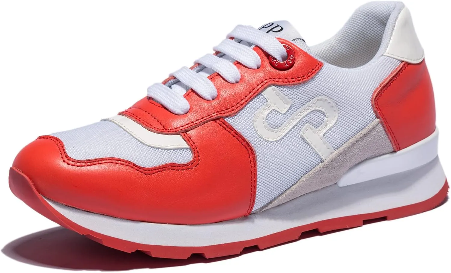 OPP Women Fashion Sneakers Casual Lace-up Suede Leather Athletic Tennis Sports Gym Running Shoes Women