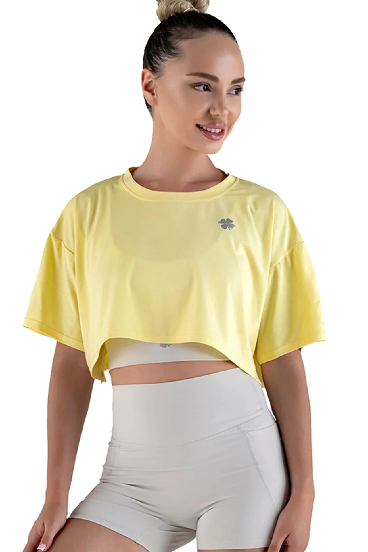 Oversize Short Sleeve Cropped T-shirt