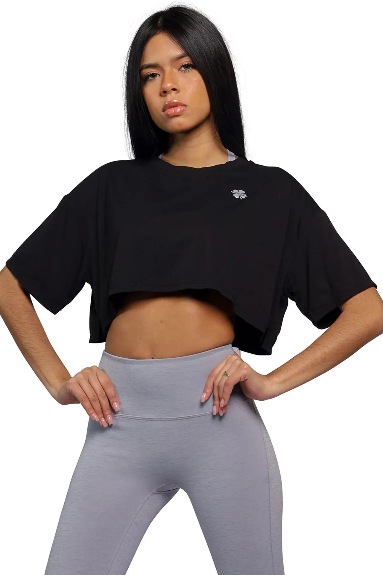 Oversize Short Sleeve Cropped T-shirt