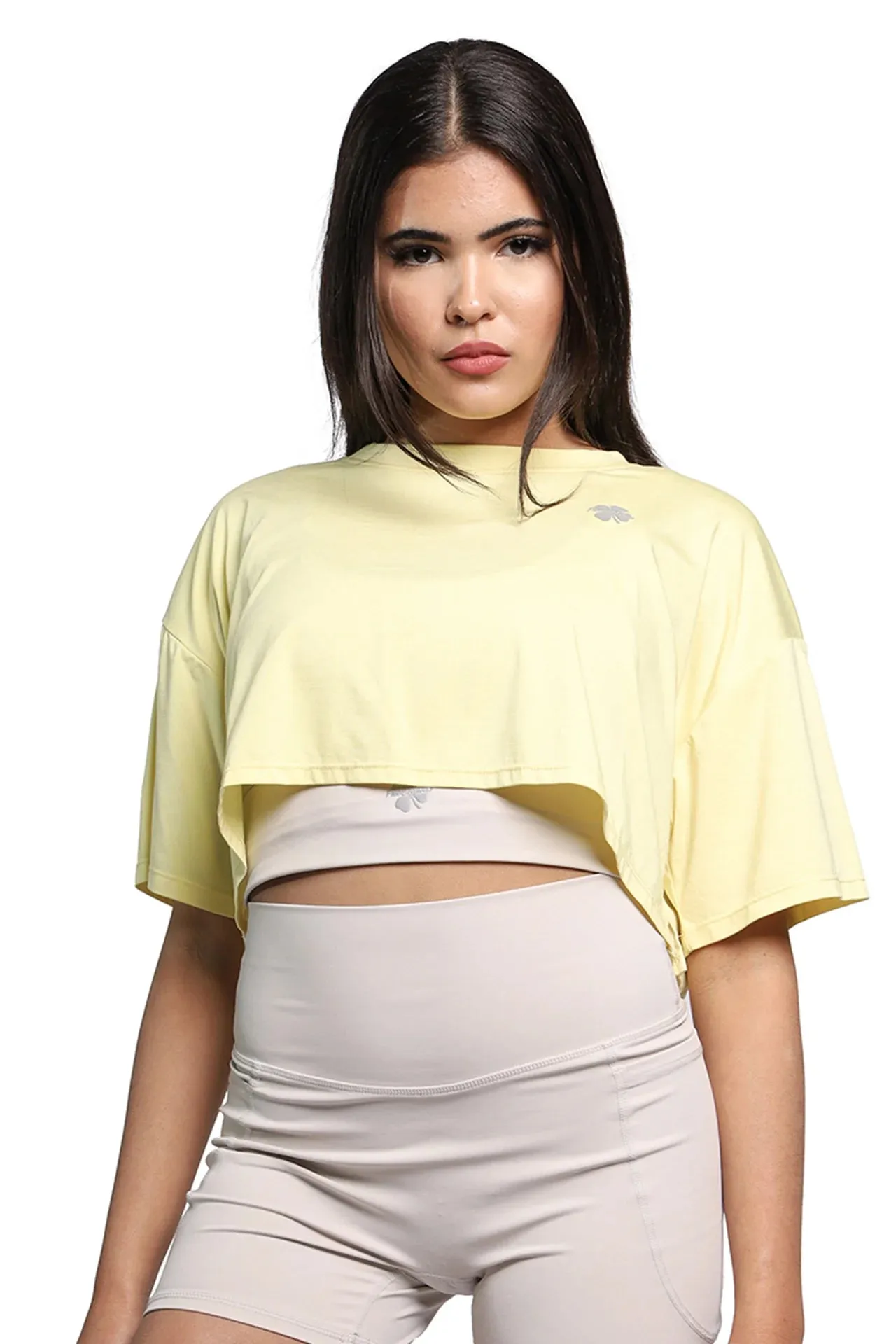 Oversize Short Sleeve Cropped T-shirt