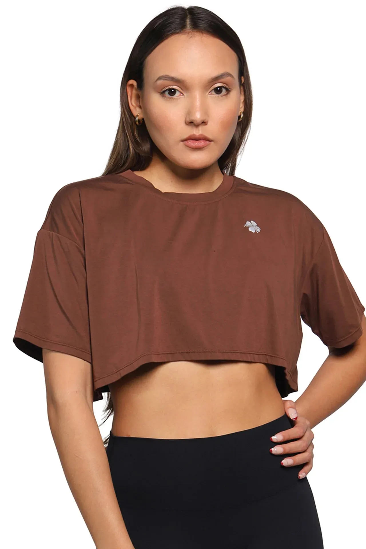Oversize Short Sleeve Cropped T-shirt