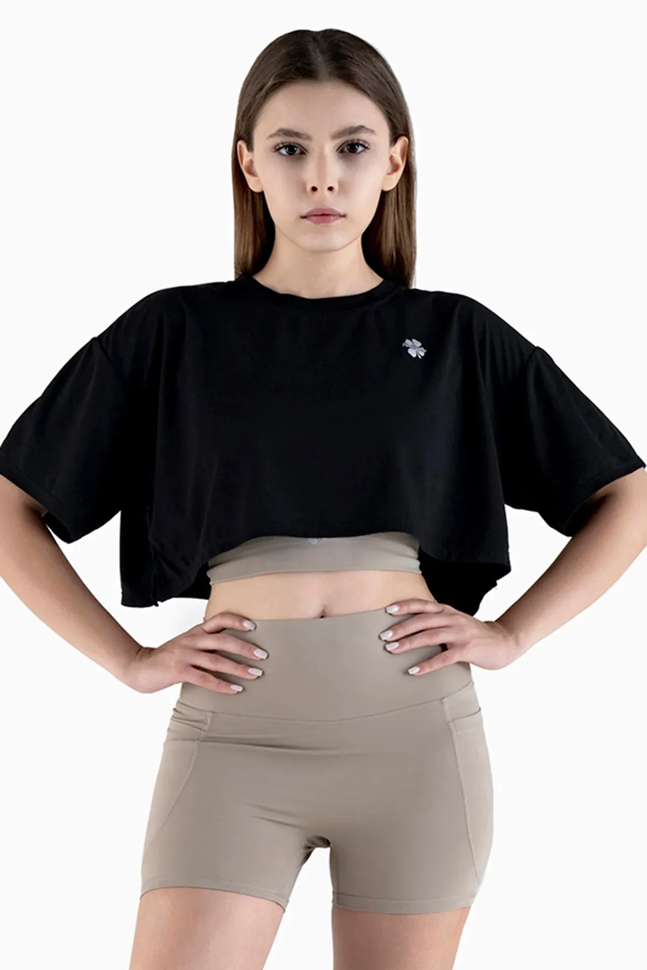 Oversize Short Sleeve Cropped T-shirt