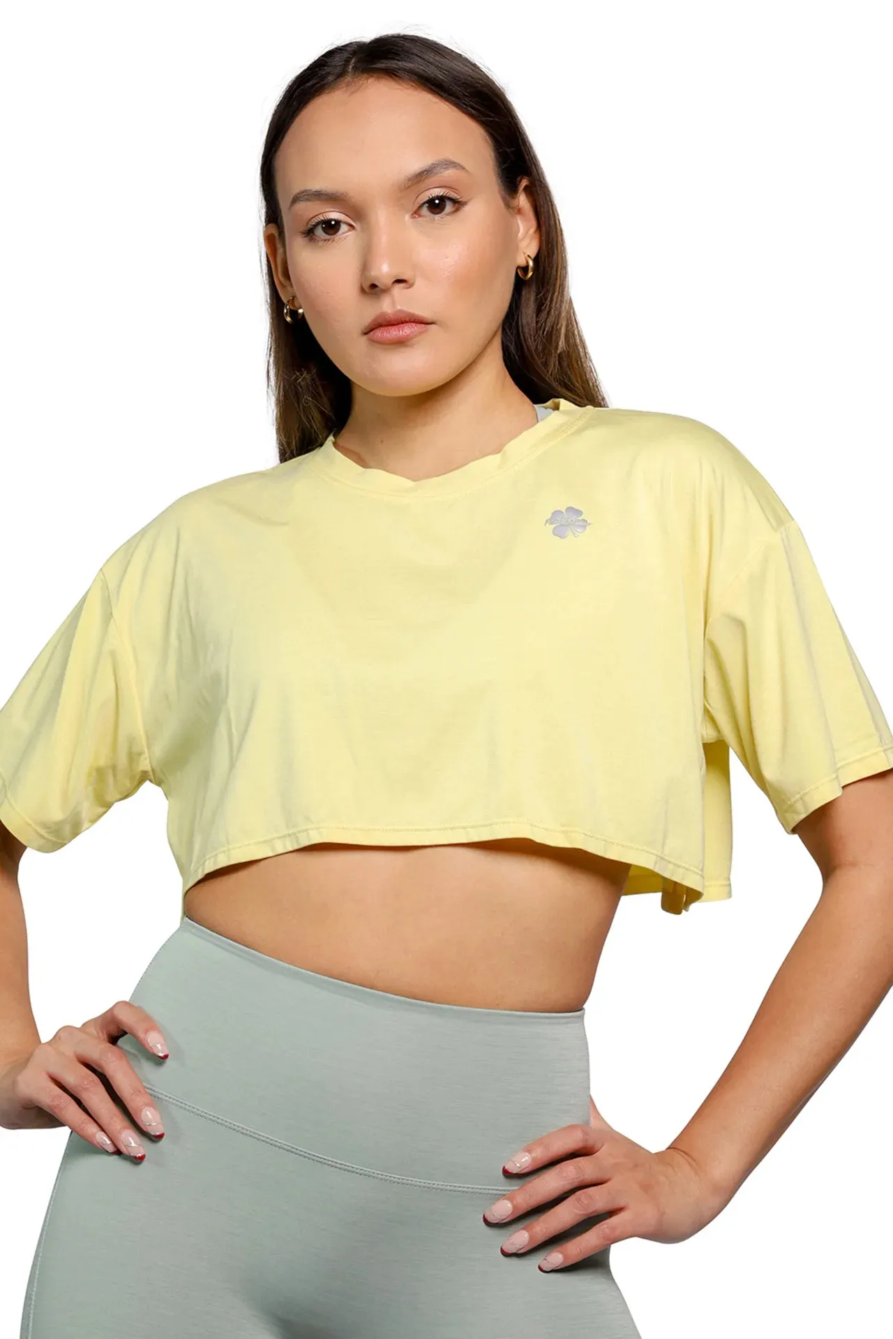 Oversize Short Sleeve Cropped T-shirt
