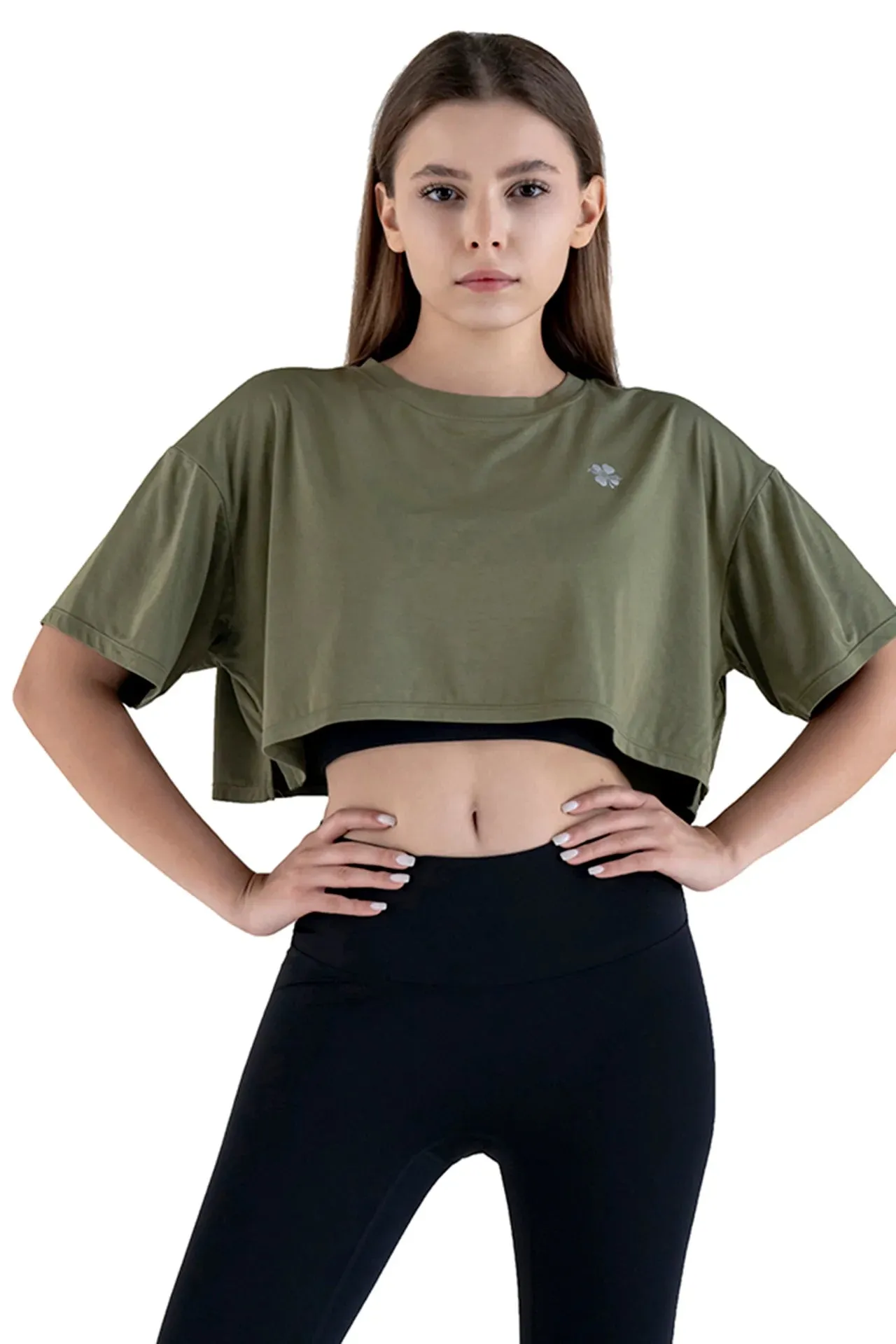 Oversize Short Sleeve Cropped T-shirt