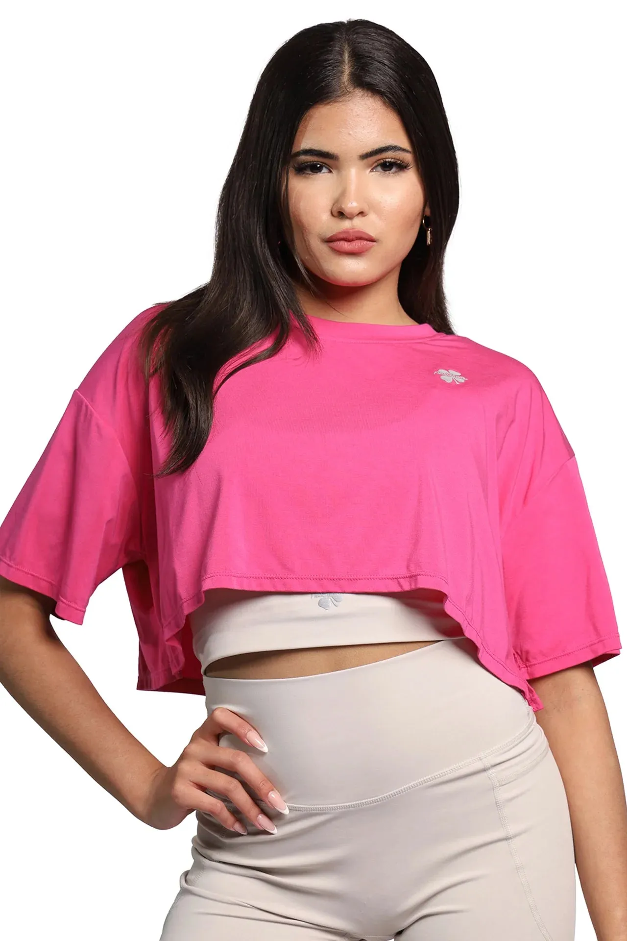 Oversize Short Sleeve Cropped T-shirt