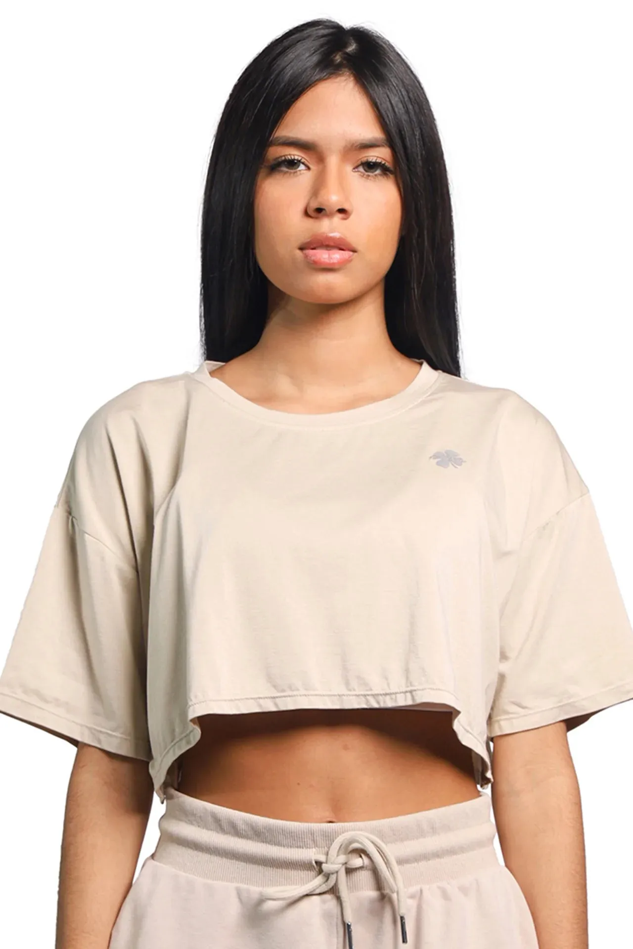 Oversize Short Sleeve Cropped T-shirt