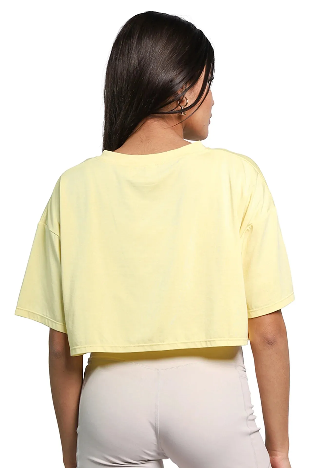 Oversize Short Sleeve Cropped T-shirt