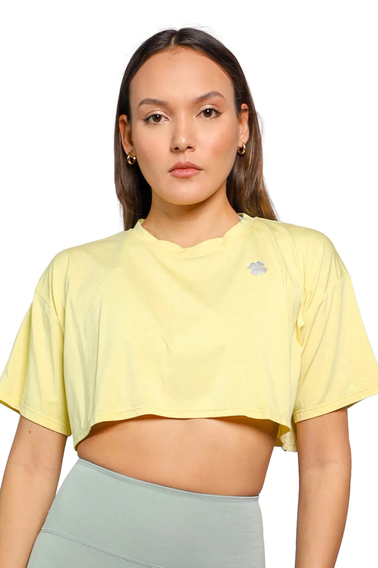 Oversize Short Sleeve Cropped T-shirt