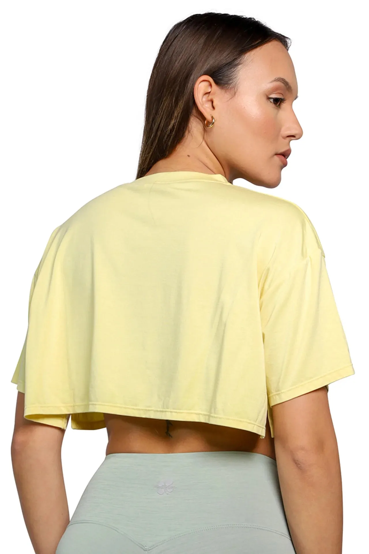 Oversize Short Sleeve Cropped T-shirt
