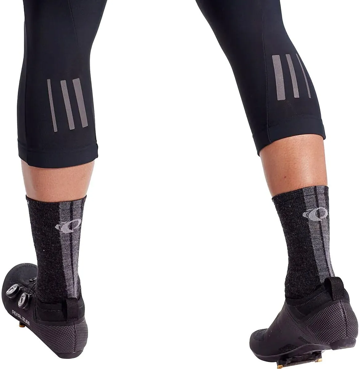 PEARL IZUMI Men's Thermal 3/4 Cycling Bib Tights, Repels Water with Elite Chamois, High-Stretch & Insulated