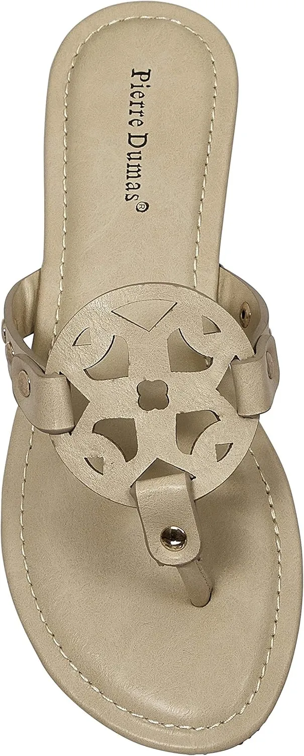 Pierre Dumas Women's Colored Flat Sandals
