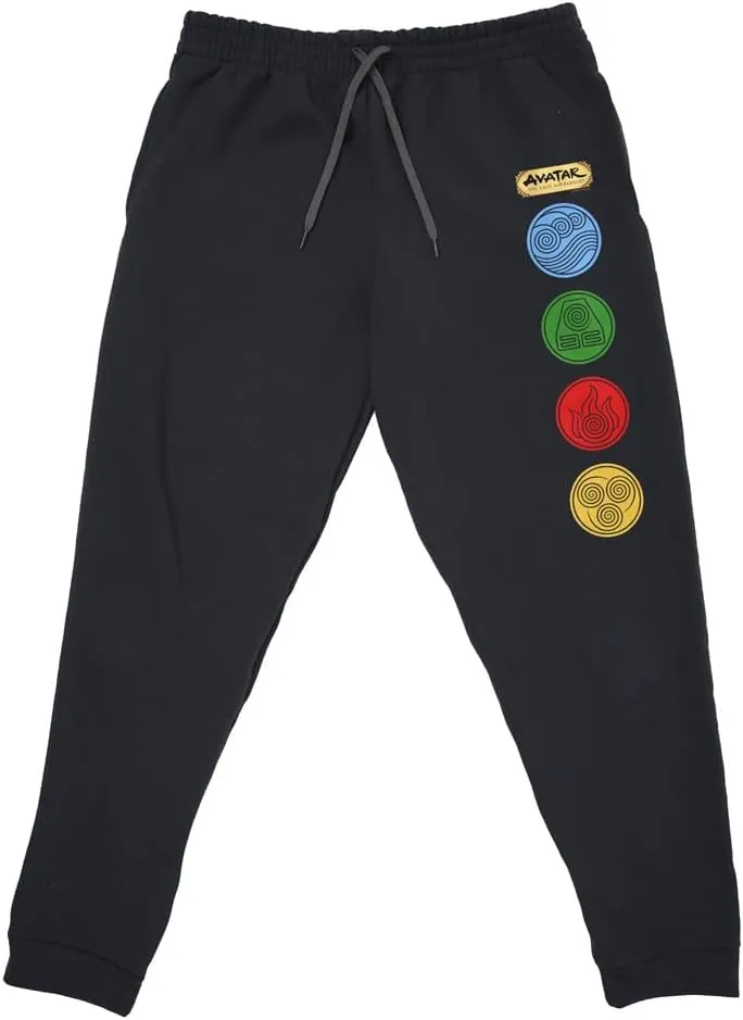 Pop Culture Down The Leg Print Collection Unisex Jogger Sweatpants with Pockets for Men and Women