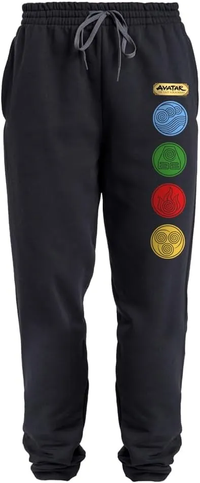 Pop Culture Down The Leg Print Collection Unisex Jogger Sweatpants with Pockets for Men and Women