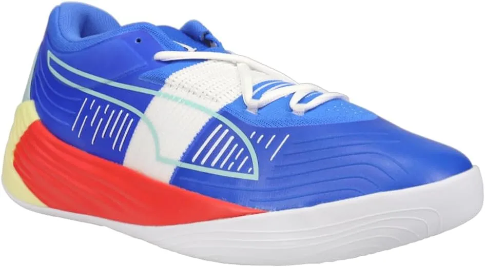 PUMA Mens Fusion Nitro Basketball Sneakers Shoes - Blue