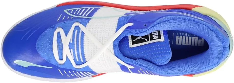 PUMA Mens Fusion Nitro Basketball Sneakers Shoes - Blue