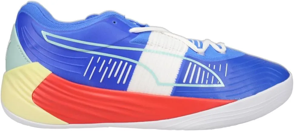 PUMA Mens Fusion Nitro Basketball Sneakers Shoes - Blue