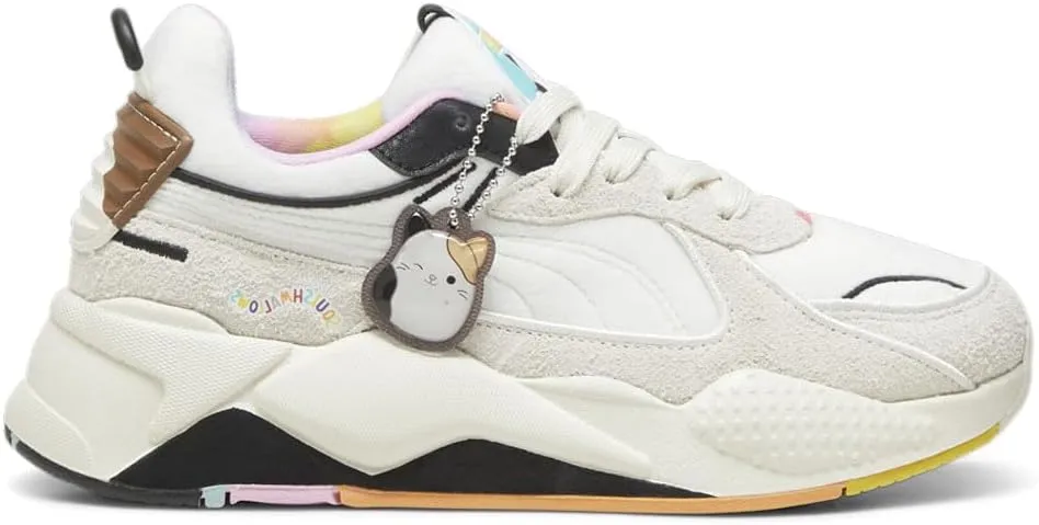 Puma Womens Rs-X Cam X Squish Lace Up Sneakers Shoes Casual - Grey, White - Size 8 M, 39756401