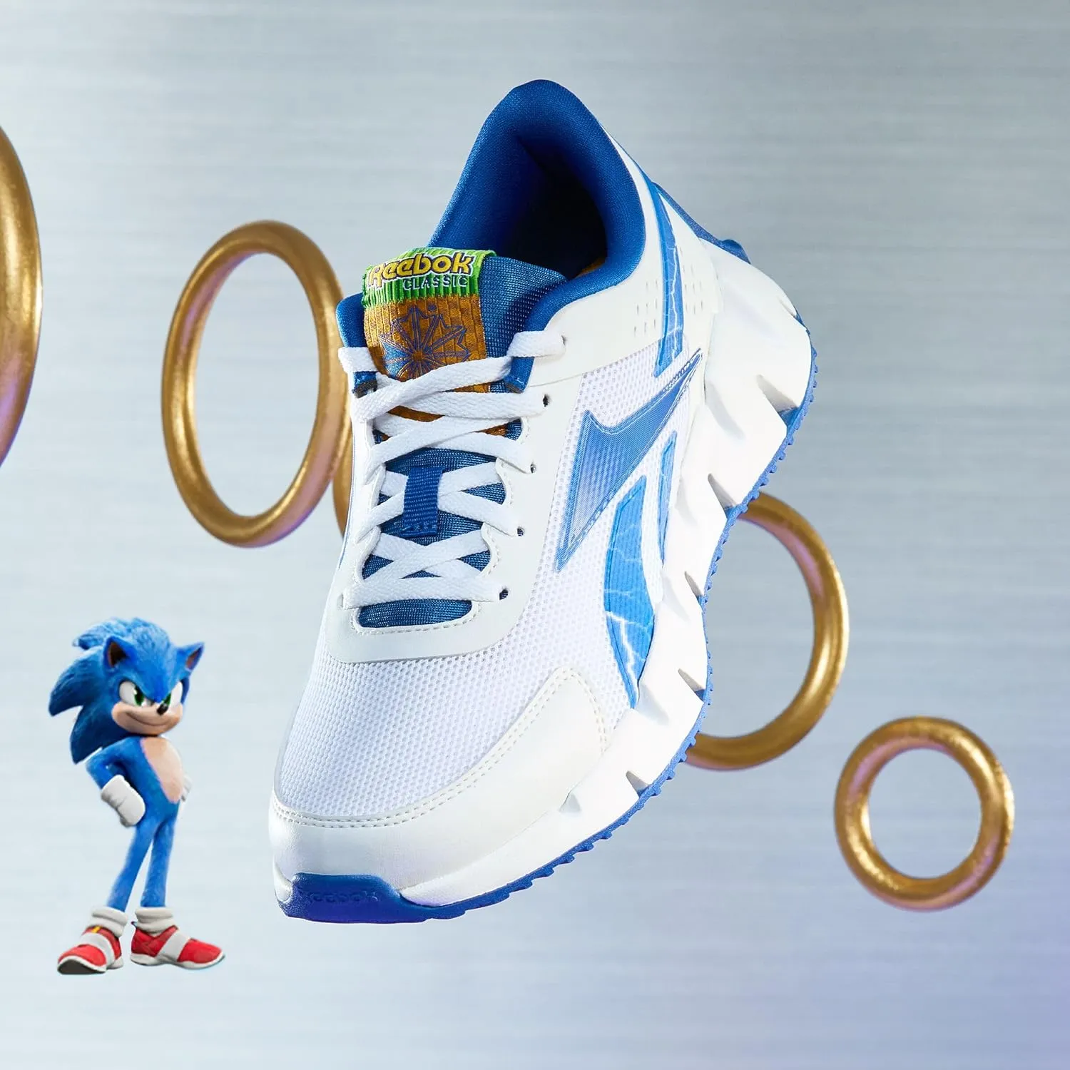 Reebok Unisex-Child Sonic Kids Zig Dynamica 2.0 Sneaker