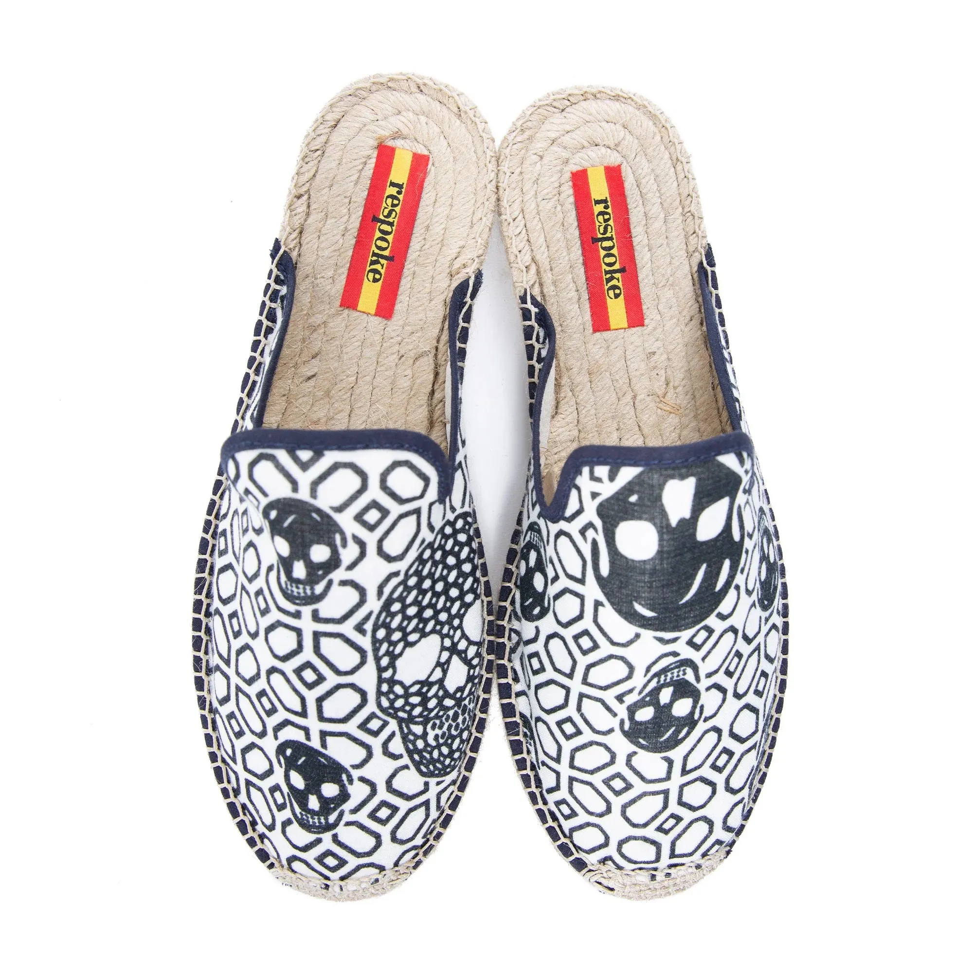 Respoke Women's Nina NINA Black/White Mule Espadrilles 41/ 10.5