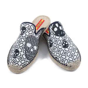 Respoke Women's Nina NINA Black/White Mule Espadrilles 41/ 10.5
