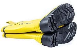 RK Mens Insulated Waterproof Fur Interior Rubber Sole Winter Snow Cold Weather Rain Boots