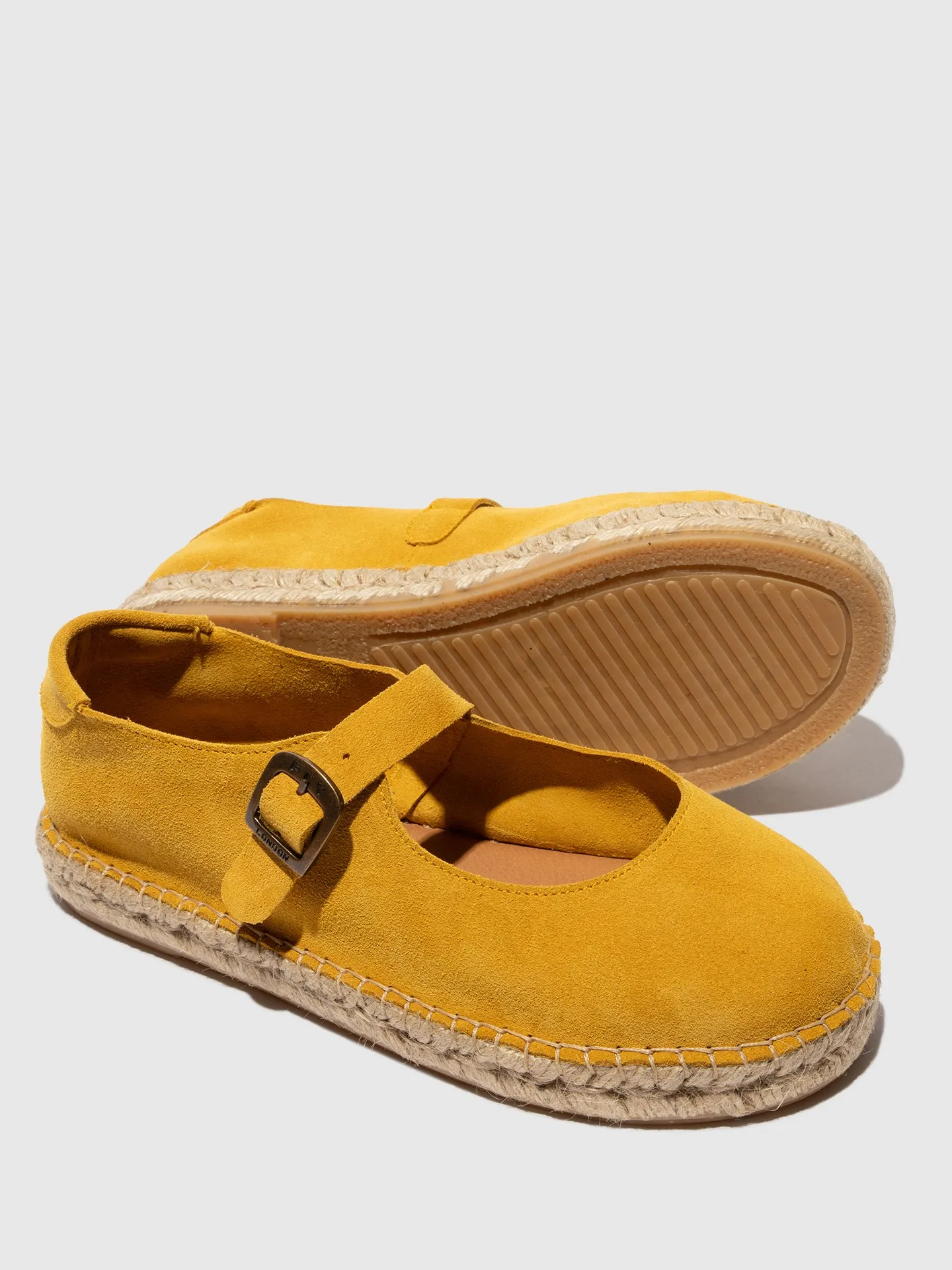 Round Toe Espadrilles SOIK554FLY YELLOW
