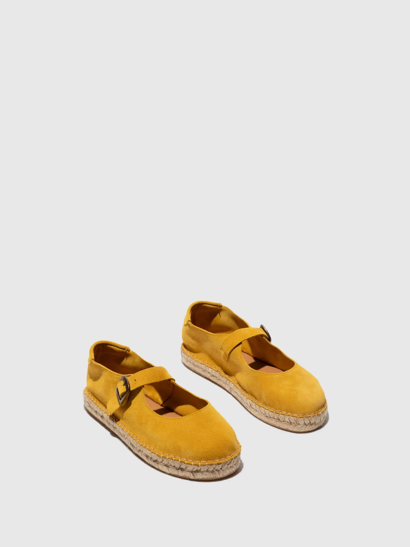 Round Toe Espadrilles SOIK554FLY YELLOW