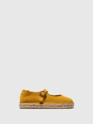 Round Toe Espadrilles SOIK554FLY YELLOW