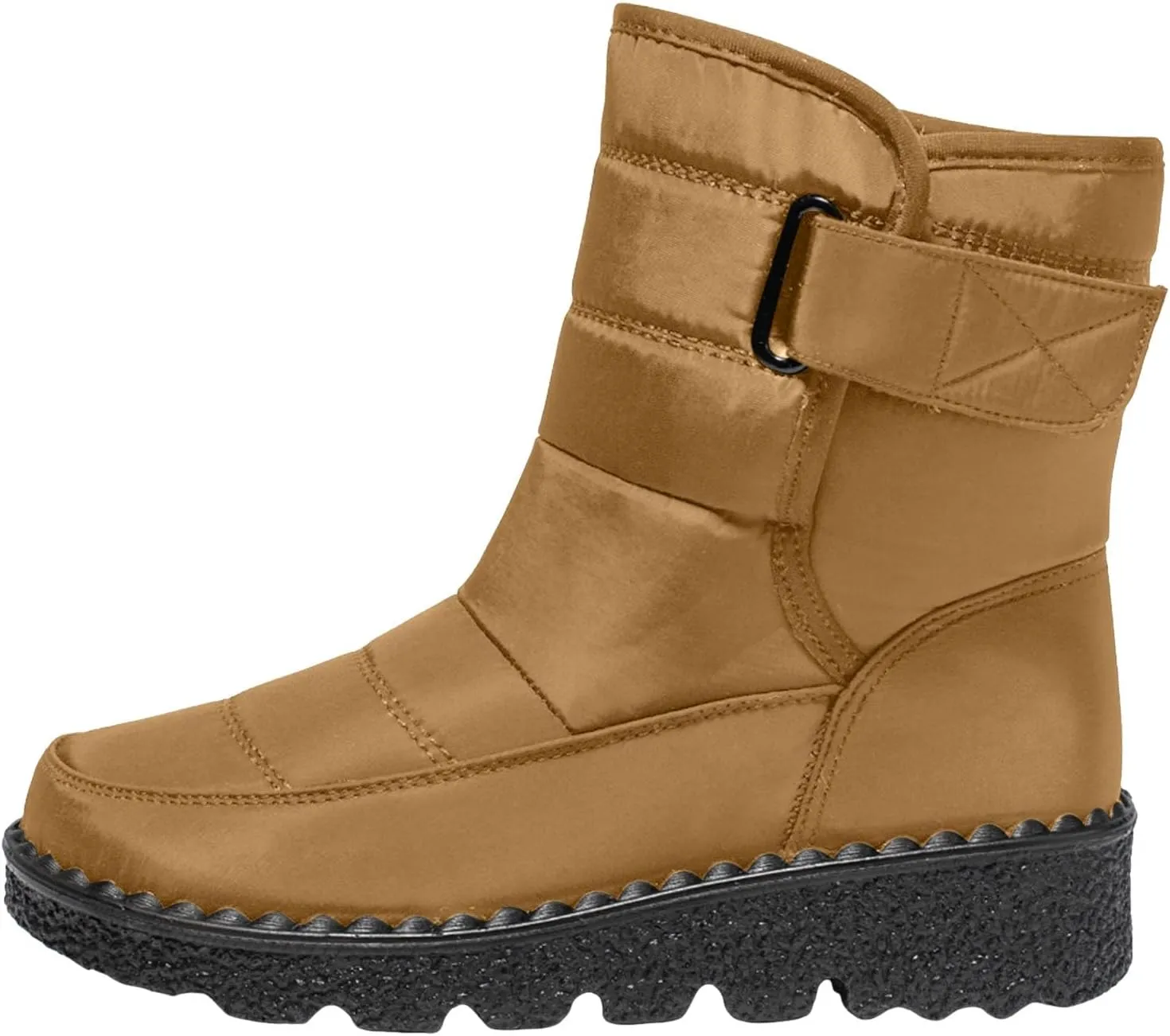 Snow Boots For Women Platform Boots for Women Comfy Flat Boots Fashion Comfortable Soft Sole Warm Padded Snow Boots