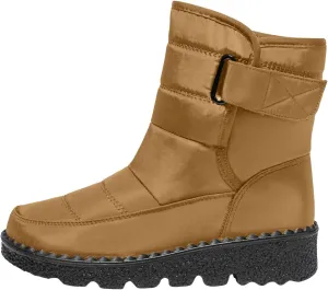 Snow Boots For Women Platform Boots for Women Comfy Flat Boots Fashion Comfortable Soft Sole Warm Padded Snow Boots