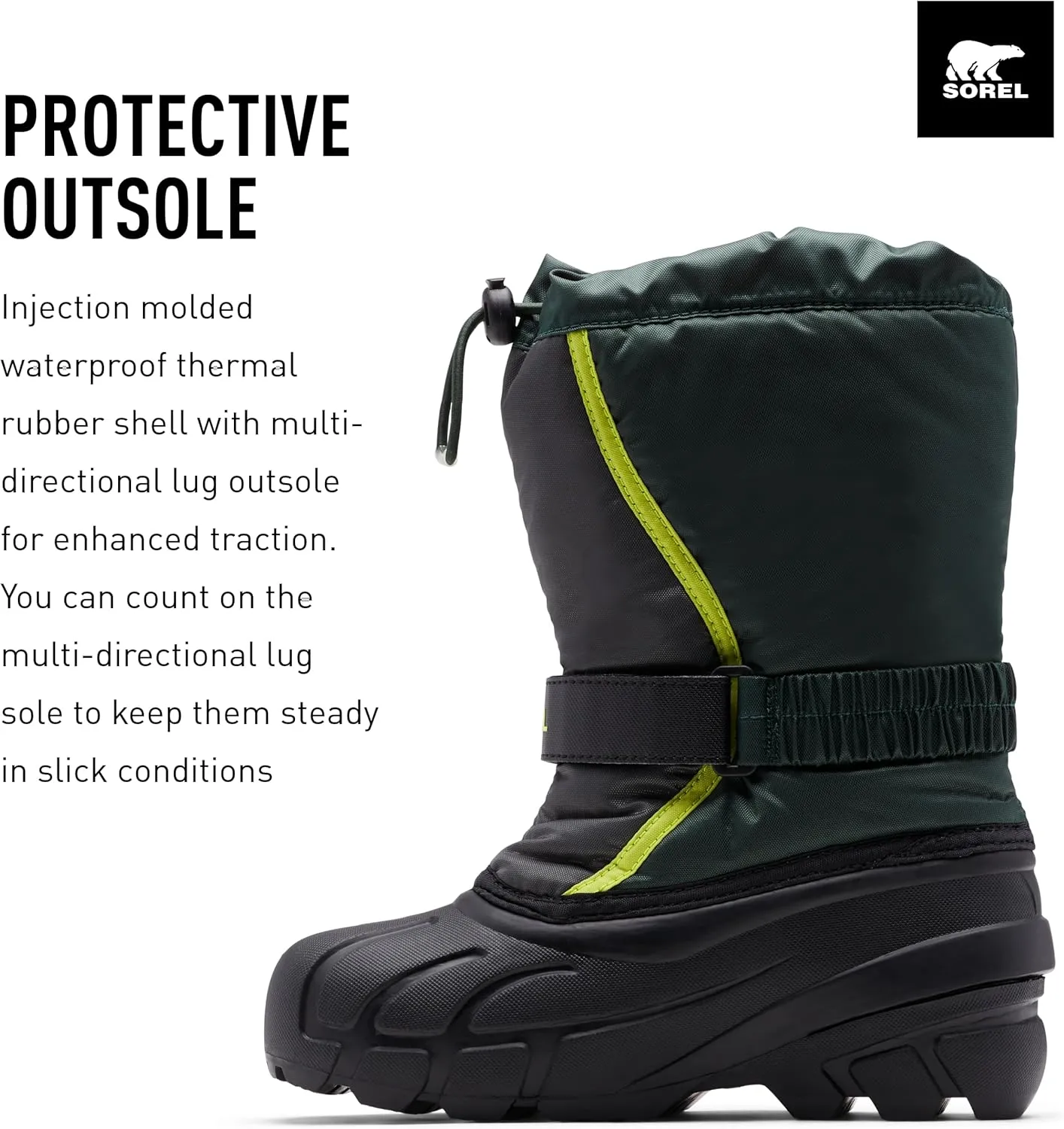 SOREL - Youth Flurry Winter Snow Boots for Kids
