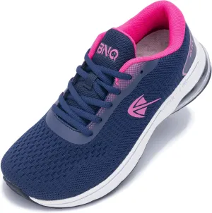 SURRAY Women Wide Toe Box Walking Shoes with Arch Support Air Tennis Running Sneakers Extra Wide Width Woman Shoe for Plantar Fasciitis Flat Foot Heel Pain Relief US Size 6-11