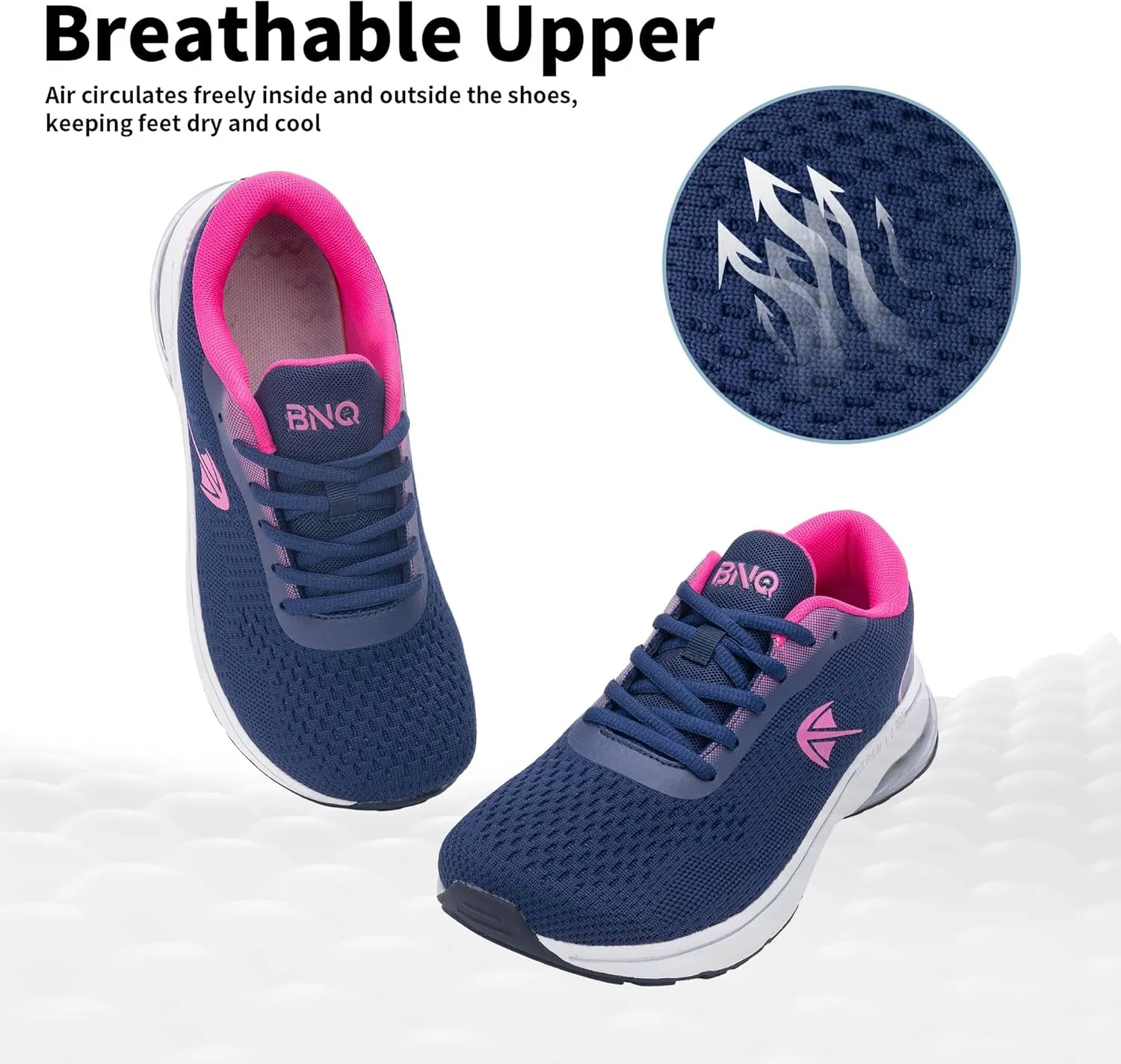 SURRAY Women Wide Toe Box Walking Shoes with Arch Support Air Tennis Running Sneakers Extra Wide Width Woman Shoe for Plantar Fasciitis Flat Foot Heel Pain Relief US Size 6-11