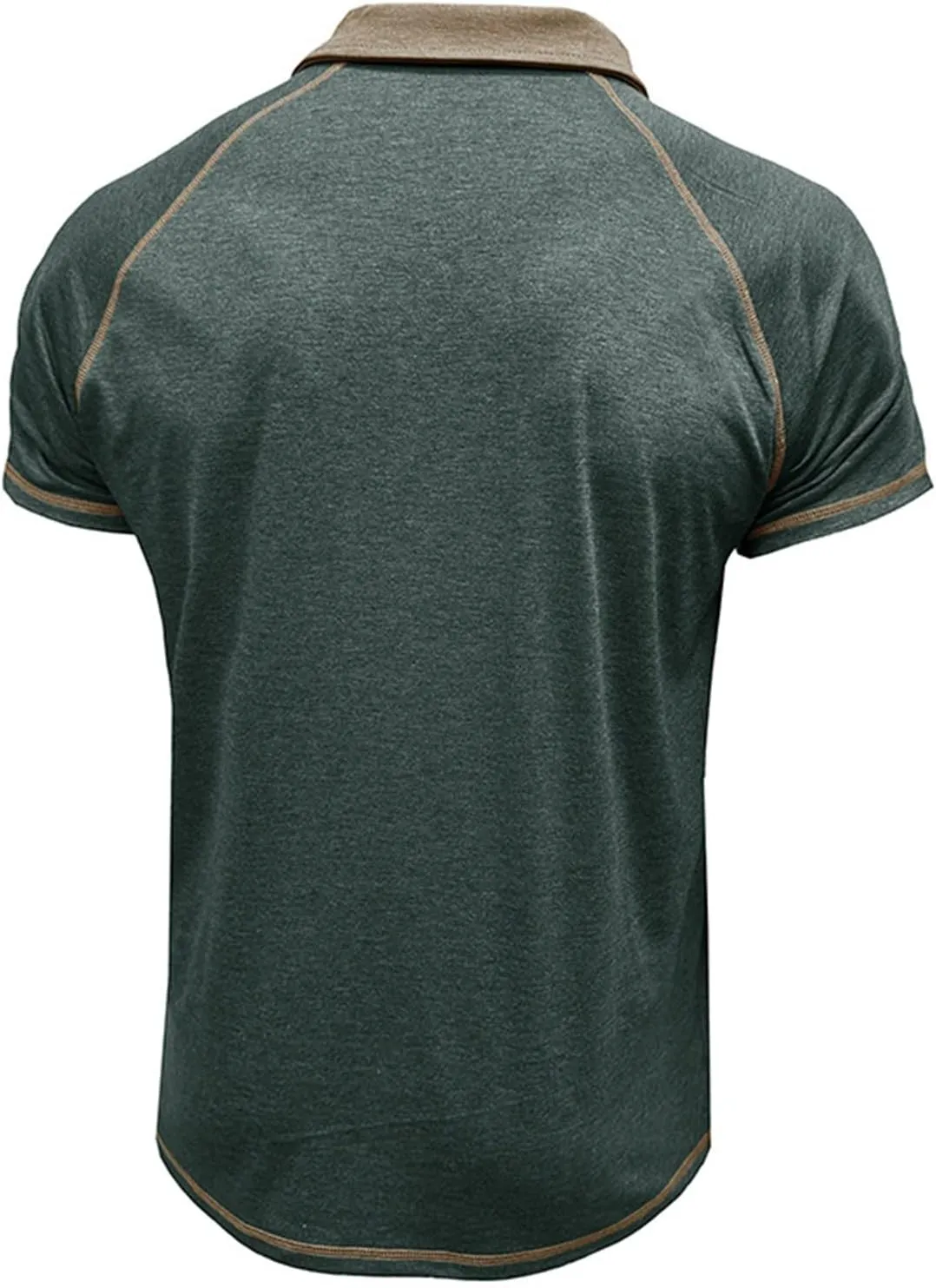 T-Shirts for Man Classic Raglan Short Sleeve Performance Quick Dry Golf Polo Shirts Athletic Casual Tactical Tee Tops