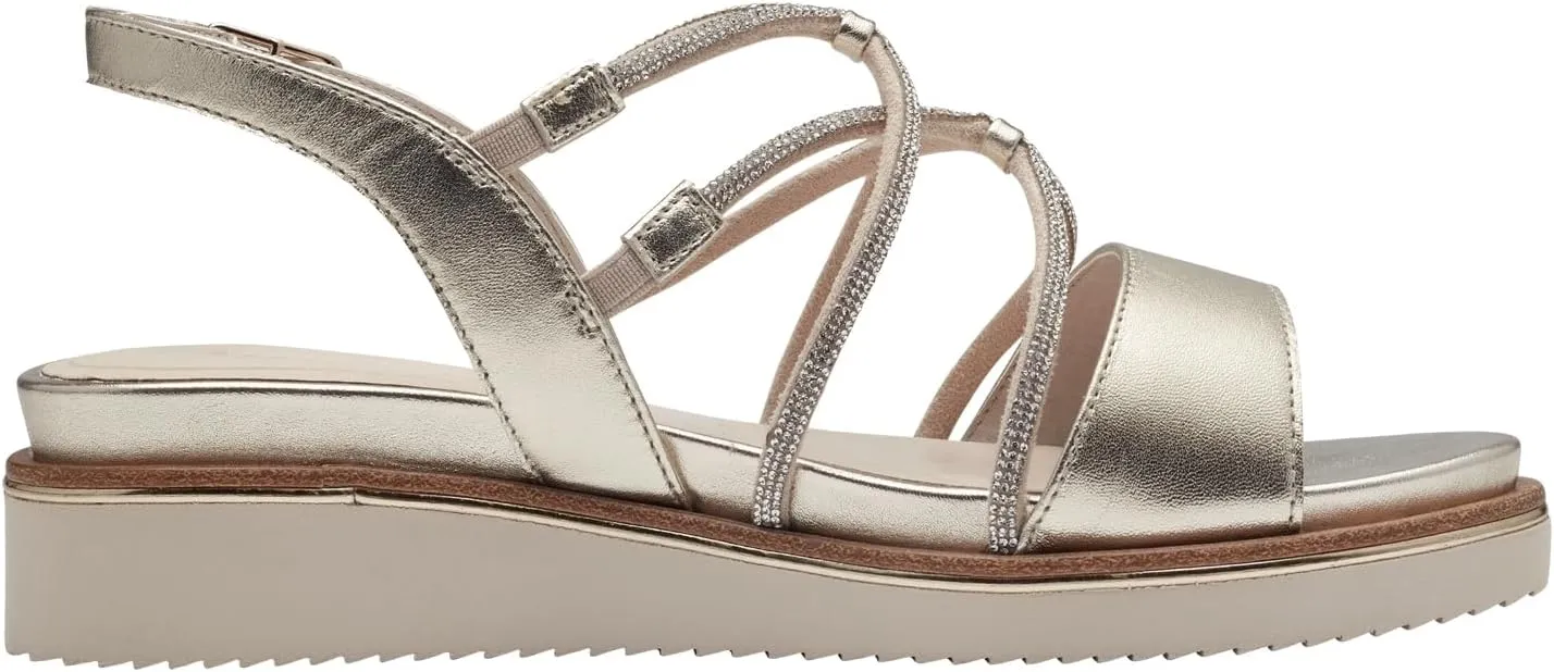 Tamaris Women's Platform Flat Sandal