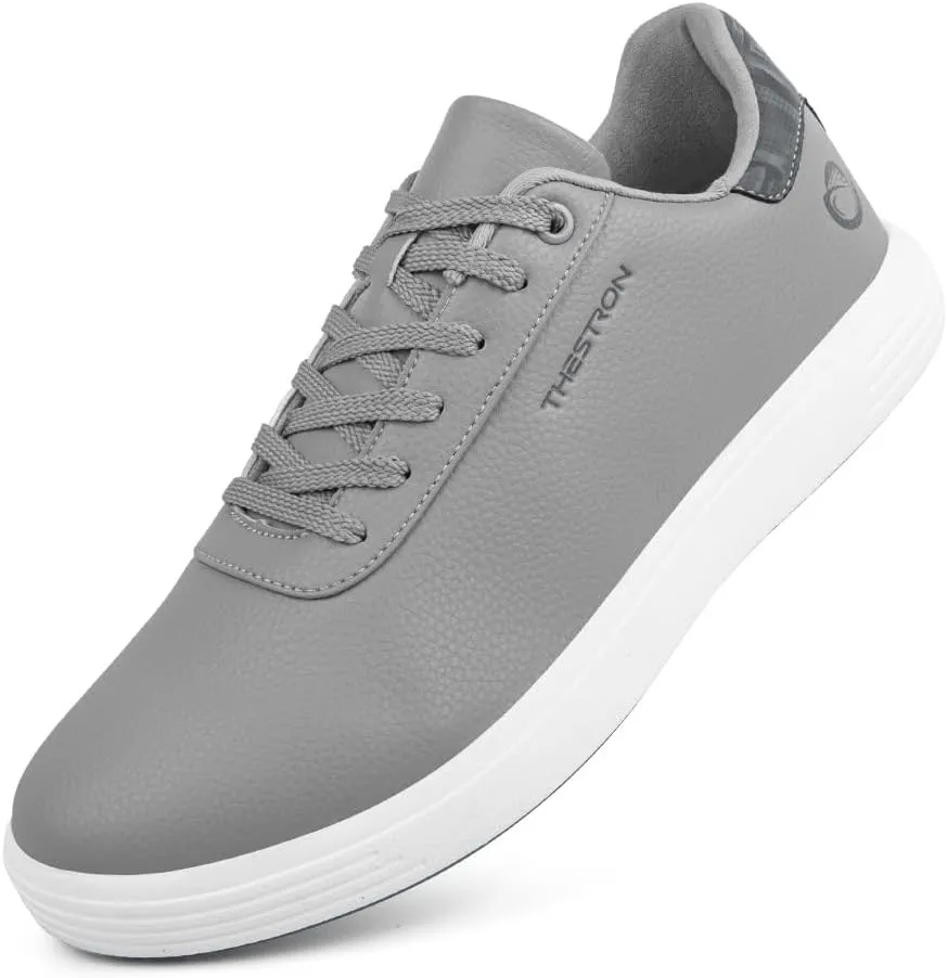 THESTRON Men's Golf Shoes Comfortable Non Slip Men Casual Sport Shoes for Golfing Lightweight Golf Sneakers