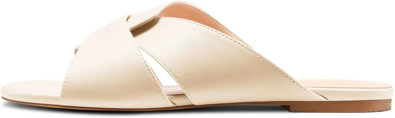 TNYNFBEB Womens Low Heel Peep Open Square Toe Sandals Flats Shoes Slingback Slip-on Party Basic Classic Summer 0.4 Inches Heels