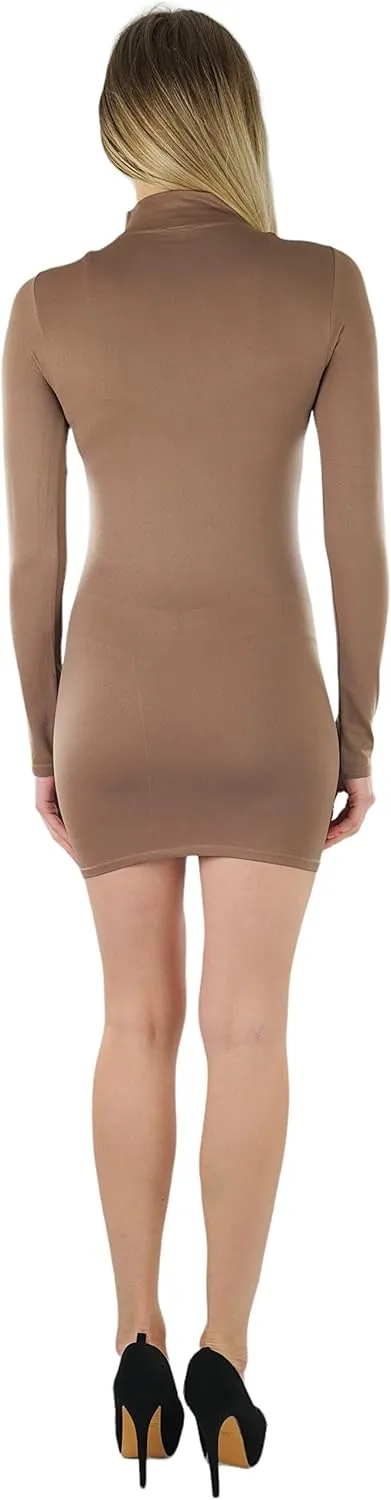 ToBeInStyle Women’s Versatile Long Sleeve Lightweight Mock Neck Layering Top