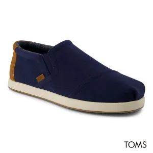 TOMS Men Alp Fwd Mid Vintage Twill Slip On Espadrille - Navy