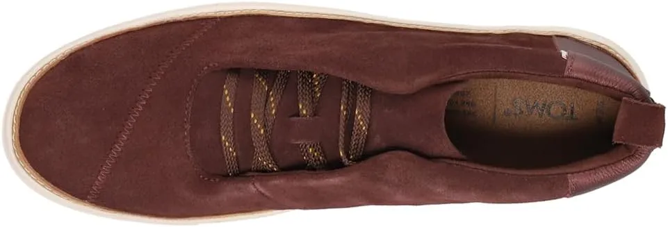 TOMS Womens Riley Lace Up Sneakers Shoes Casual - Brown
