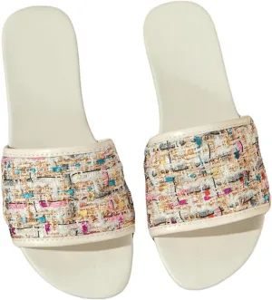 Verdusa Women's Open Toe Slip On Summer Sandals Outdoor Flat Sandals