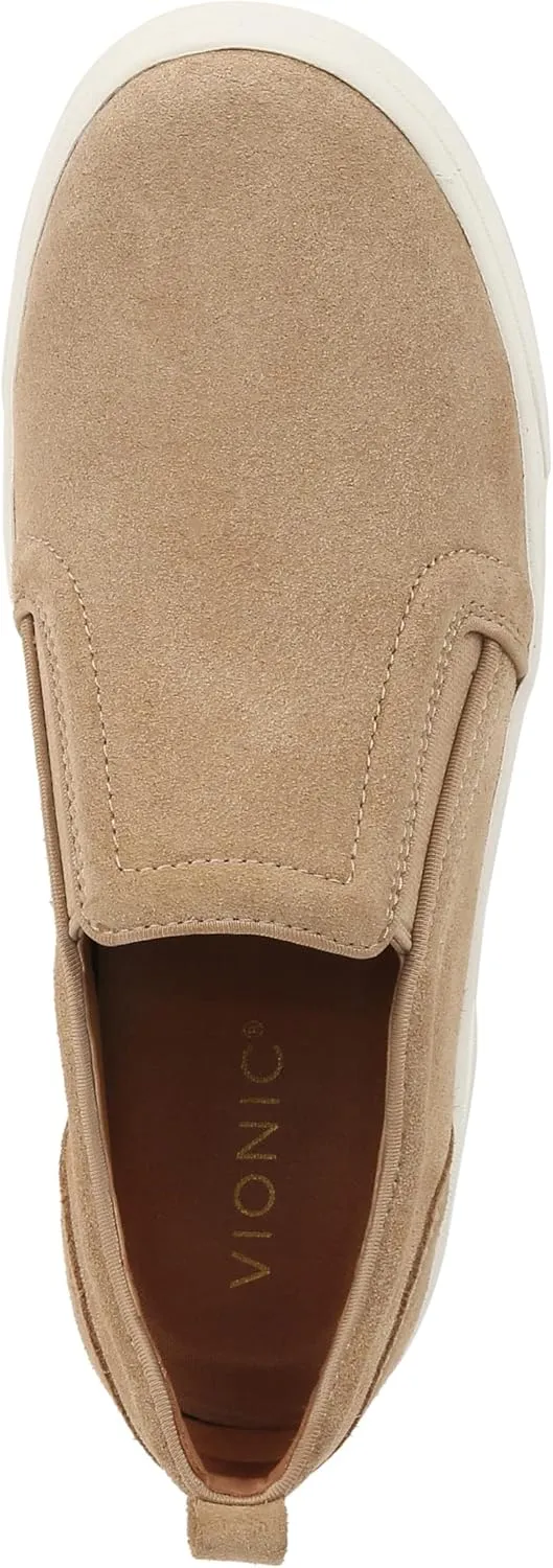 Vionic Women's Sneaker Kimmie Perf- Comfortable Slip Ons That Includes a Built-in Arch Support Insole That Helps Correct Pronation and Alleviate Heel Pain Caused by Plantar Fasciitis