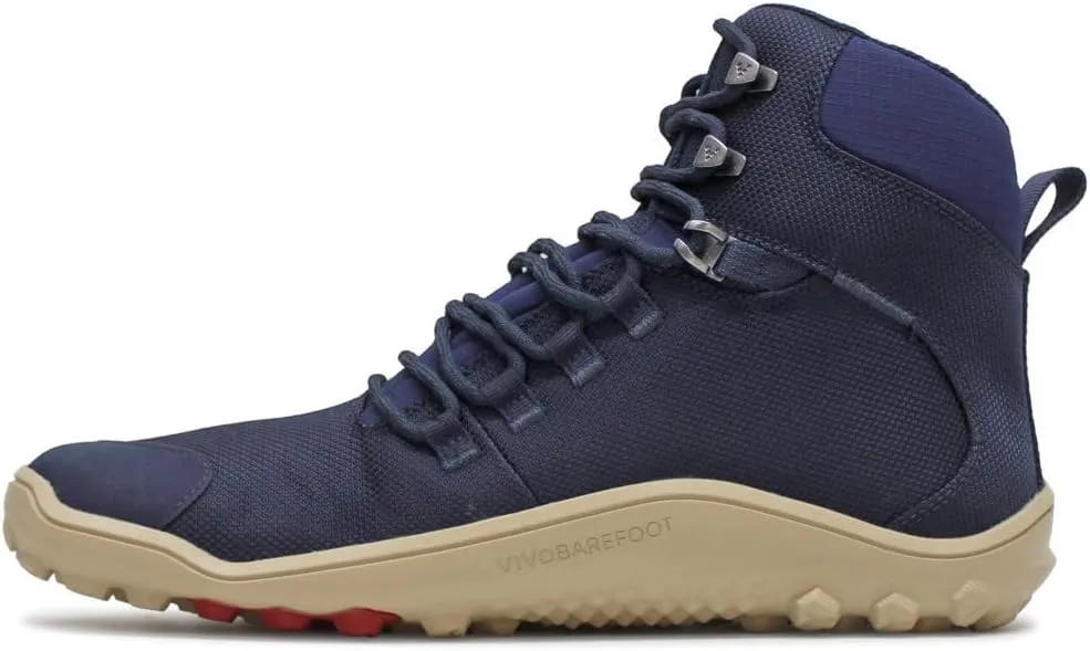 Vivobarefoot Tracker Textile FG2 Mens Barefoot Hiking Boots | Waterproof, Lightweight & Puncture Resistant | All Weather & Terrains | Wide Fit Grounding Shoes